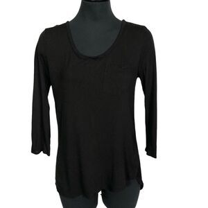 AG Basic Black Soft Blouse - Women’s S